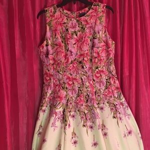 Pink/White Floral. Worn couple of times.